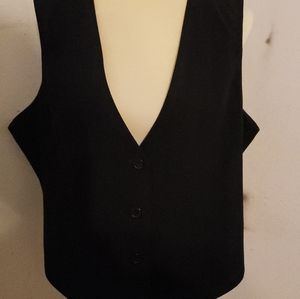 BLACK VEST Lined